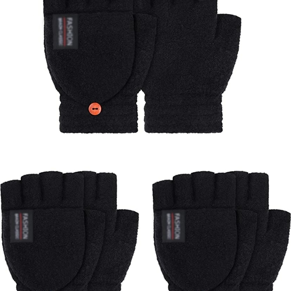 Winter convertible fingerless gloves - Picture 3 of 6